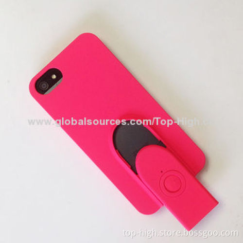 2014 new product wireless Bluetooth selfie remote shutter case for iphone5s